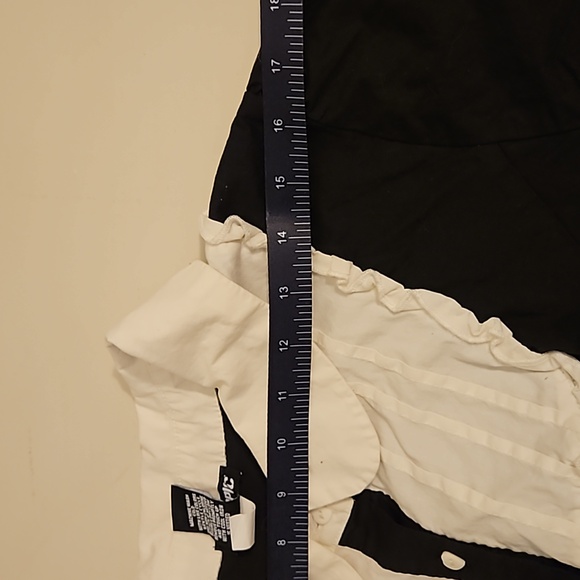 Hot Topic Goth Lolita-ish Black and White Short-Sleeve Dress - Picture 8 of 9